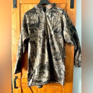 Camouflage Quarter-Zip Pullover